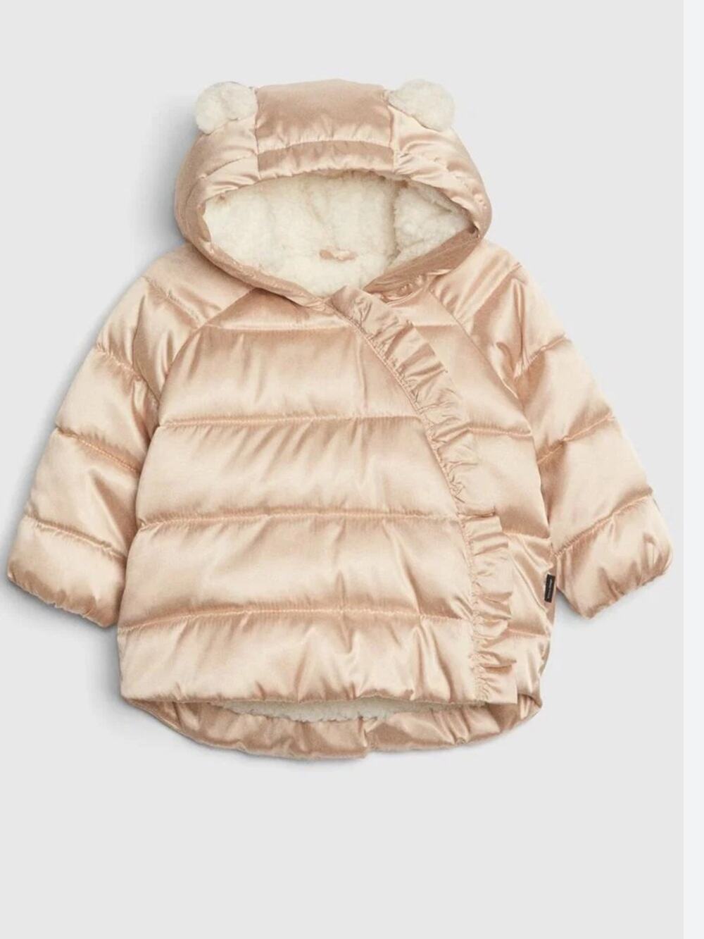 GAP Baby Shimmery Puffer Coat with Hood
